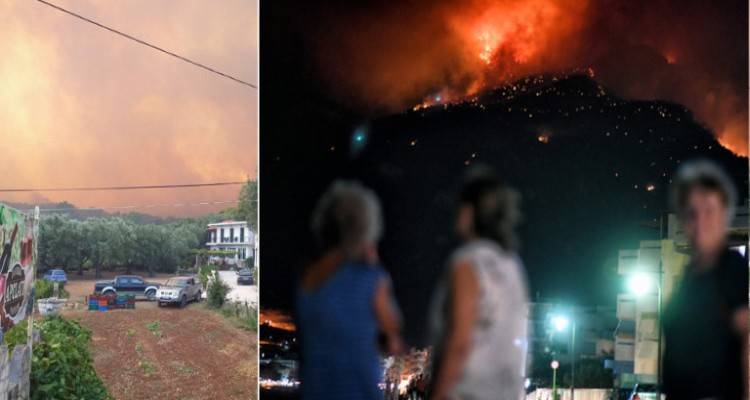 Φωτιά στη Ζάκυνθο: Δύσκολη νύχτα, πάνω από 10 χλμ. το μέτωπο
